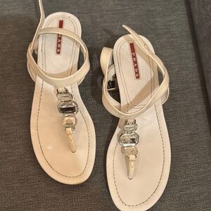 Prada Women's White Sandals